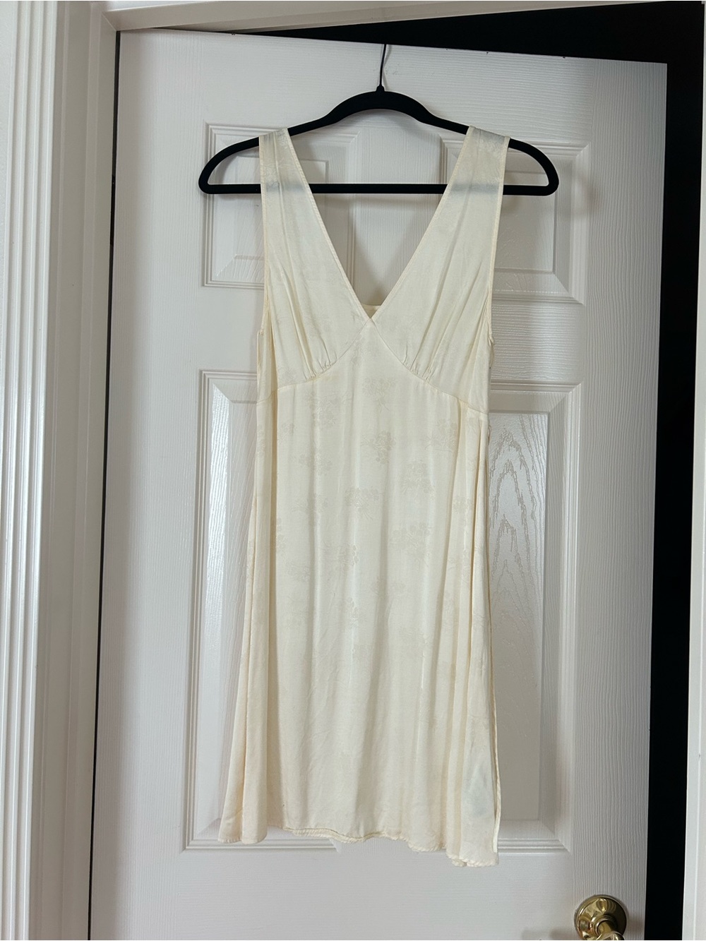 American Vintage Cream Satin Slip Dress